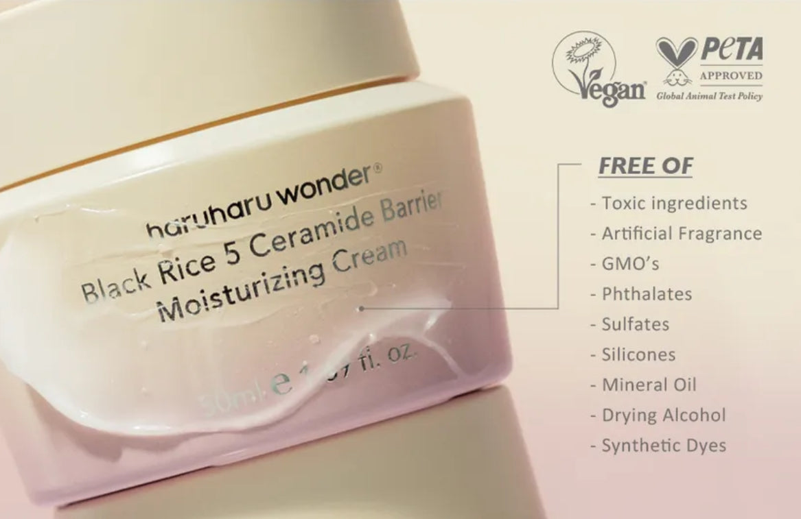 haruharu wonder - Black Rice 5 Ceramide Barrier Moisturizing Cream.