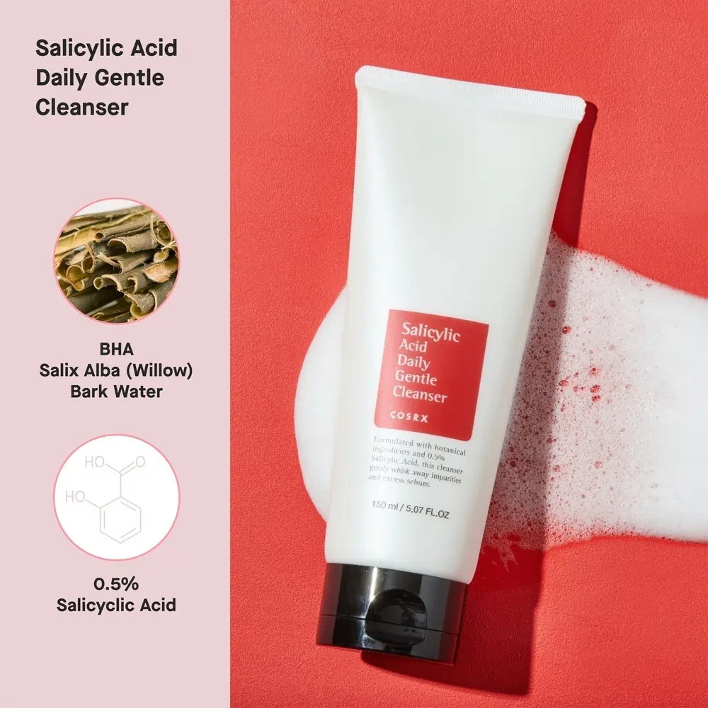 COSRX. Salicylic Acid Daily Gentle Cleanser.