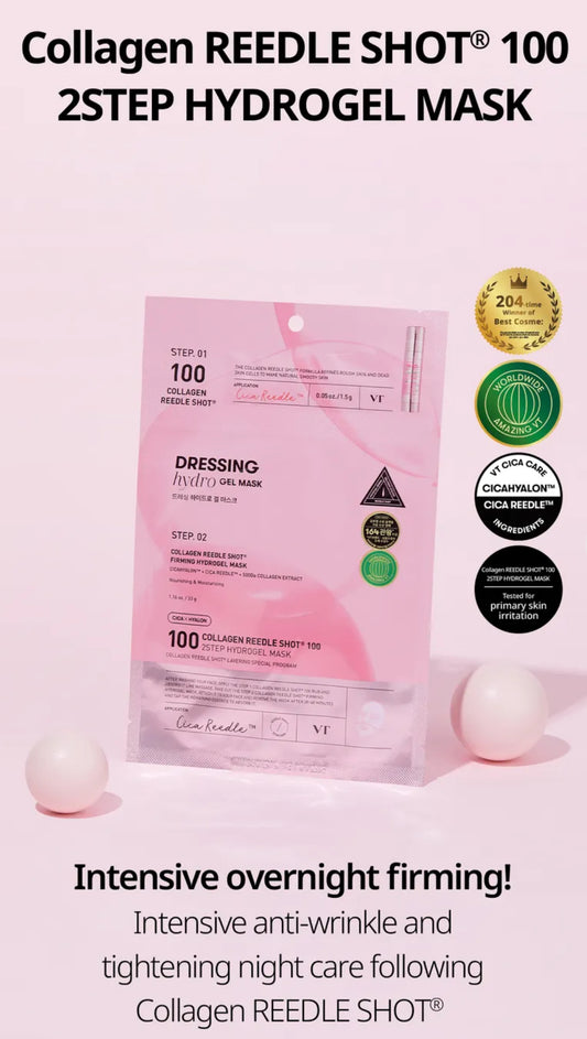 VT - Collagen Reedle Shot 100 2Step Hydrogel Mask.