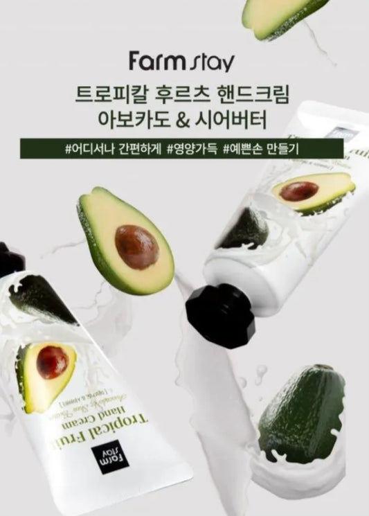 Farm Stay - Tropical Fruit Hand Cream Avocado & Shea Butter.