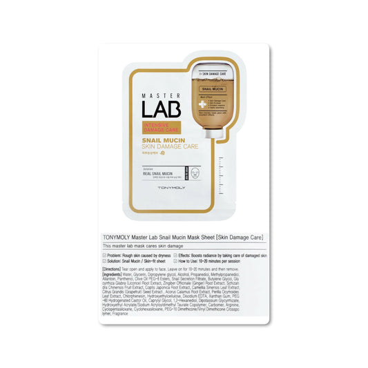 TONYMOLY - Master Lab Real Mask Sheet 1pc. Snail mucin.