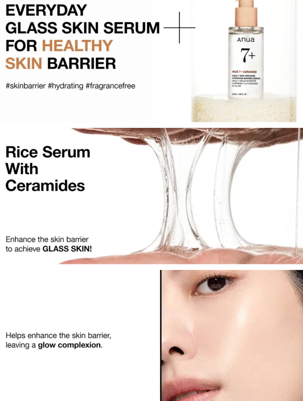 ANUA. 7 Rice Ceramide Hydrating Barrier Serum