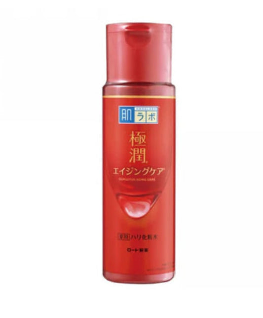 Hada Labo Gokujyun Aging Care Firming Lotion.