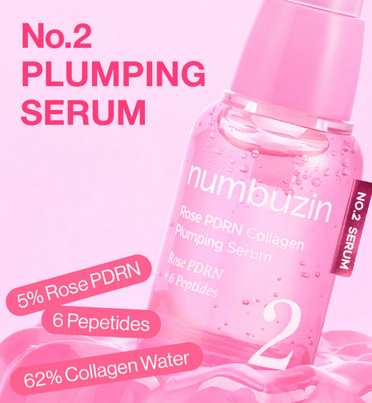 No.2 Rose PDRN Collagen Plumping Serum.