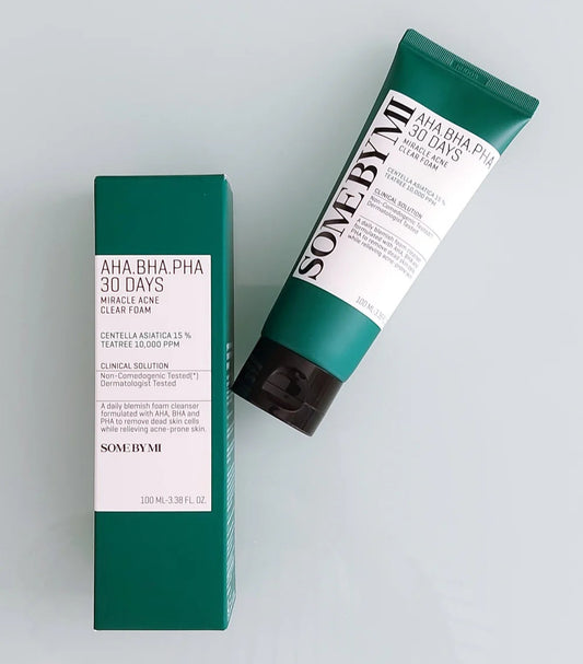 SOME BY MI. 30 Days Miracle Acne Clear Foam.