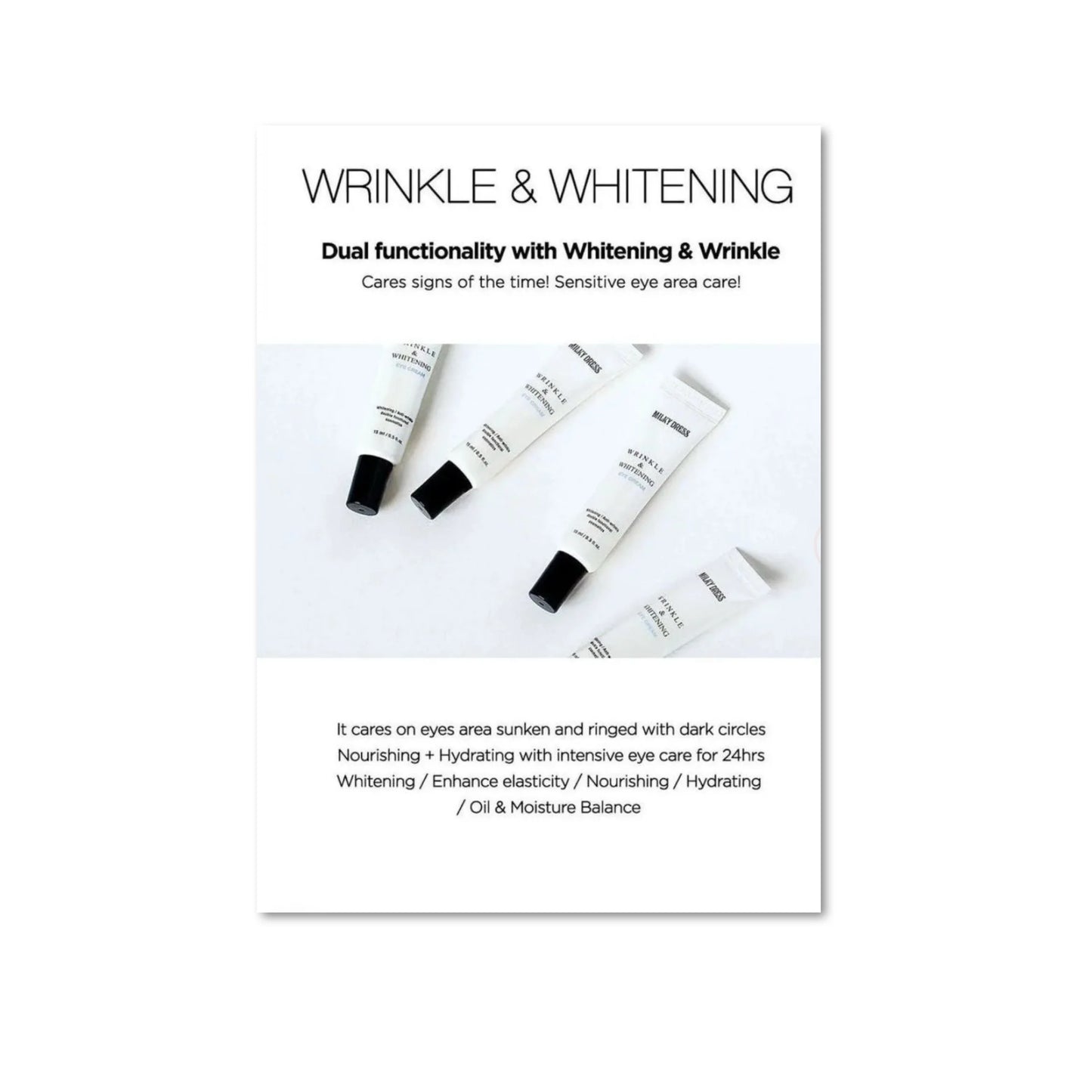 MILKYDRESS. Wrinkle & Whitening Eye Cream 15ml