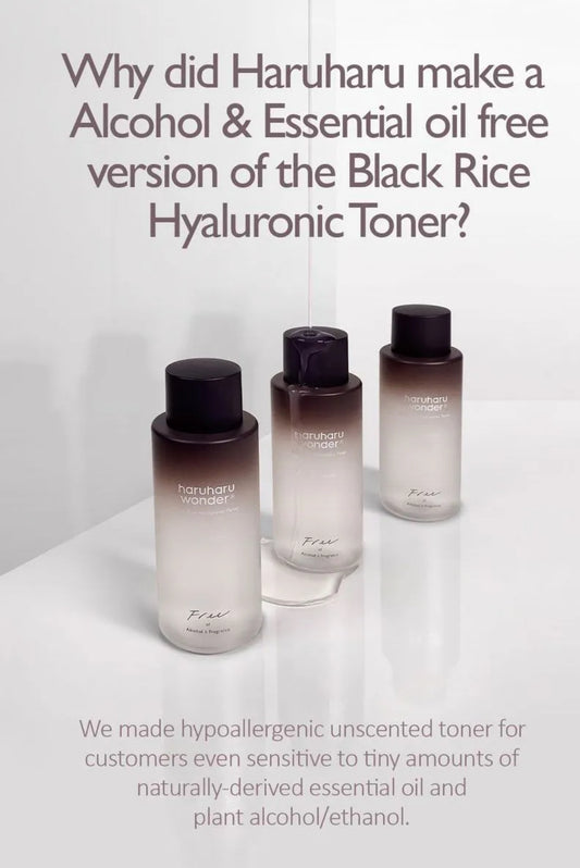 Haruharu wonder - Black Rice Hyaluronic Toner Fragrance Free. 150ml
