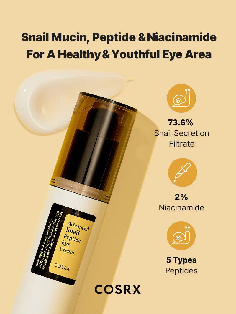 COSRX. Advanced Snail Peptide Eye Cream.