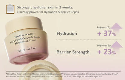 haruharu wonder - Black Rice 5 Ceramide Barrier Moisturizing Cream.