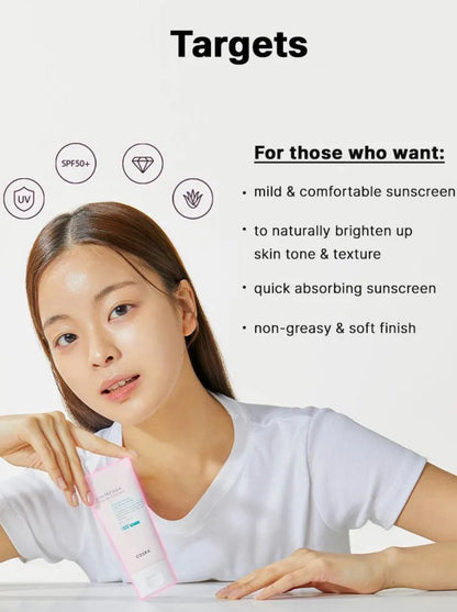 COSRX - Aloe 54.2 Aqua Tone-Up Sunscreen.