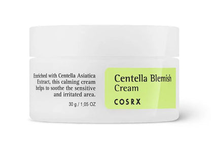 COSRX - Centella Blemish Cream.