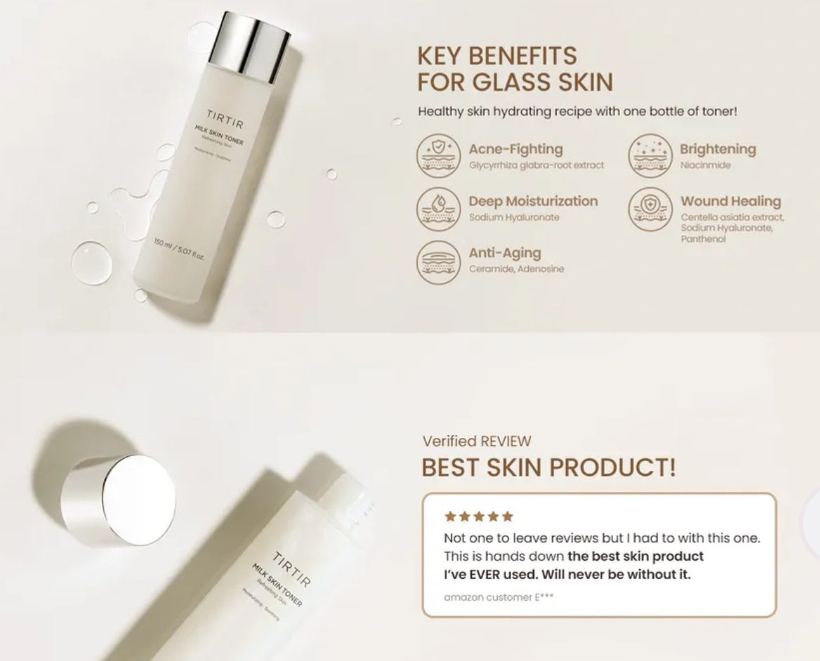 TIRTIR - Milk Skin Toner Jumbo.