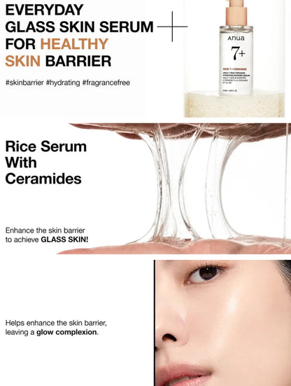 ANUA. 7 Rice Ceramide Hydrating Barrier Serum