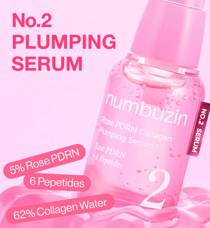 No.2 Rose PDRN Collagen Plumping Serum.