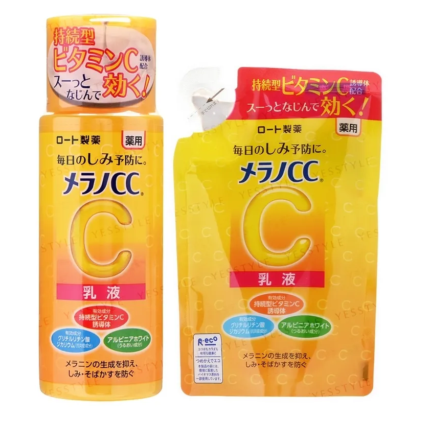 Rohto Mentholatum - Melano CC Vitamin C Anti-Blemish Brightening Milk.
