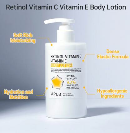 APLB - Retinol Vitamin C Vitamin E Body Lotion.