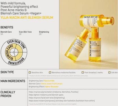 SOME BY MI - Yuja Niacin Anti Blemish Serum