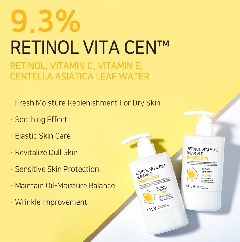 APLB - Retinol Vitamin C Vitamin E Body Lotion.