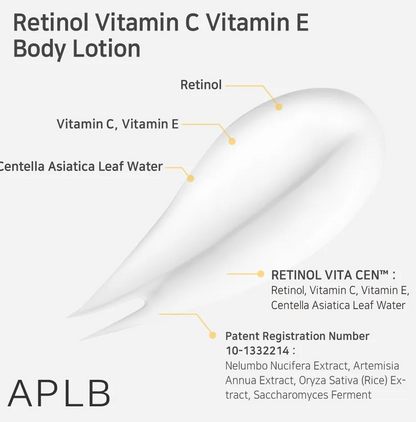 APLB - Retinol Vitamin C Vitamin E Body Lotion.